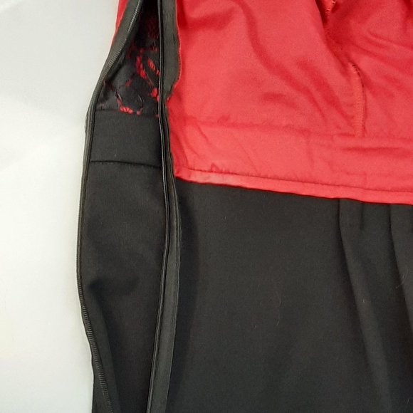 JACOB, M, black/red cocktail dress - Picture 10 of 10